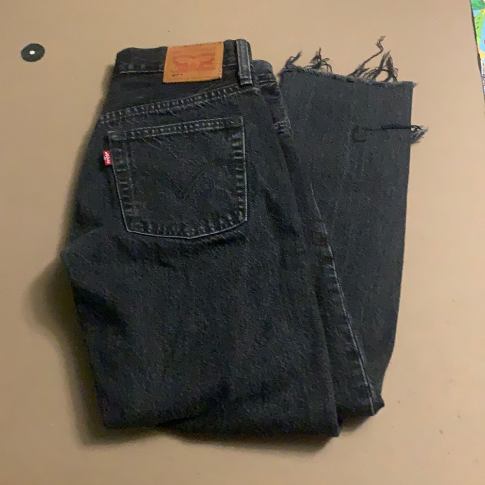 501 tapered Levi’s jeans